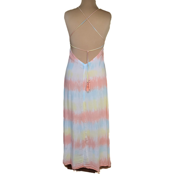 Tiare Hawaii Day Dream Maxi Dress in Cotton Candy size M/L - Picture 2 of 6